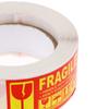 250Pcs/Roll Fragile Stickers Handle With Care Thank You Warning Labels