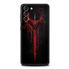 Phone Case Cover for Samsung Galaxy S25 Edge S24 S23 S22 S20 S21 FE Ultra S10 S10E Plus 5G Soft TPU The Sword Creative Pattern