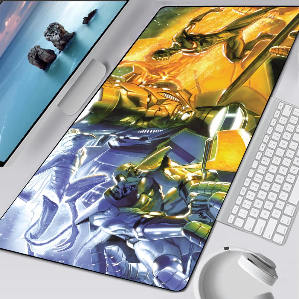 Silver Surfer Mouse Pad Rubber Mat Laptop Xxl Mousepad Notebook Gamer Computer Table Gaming Accessories