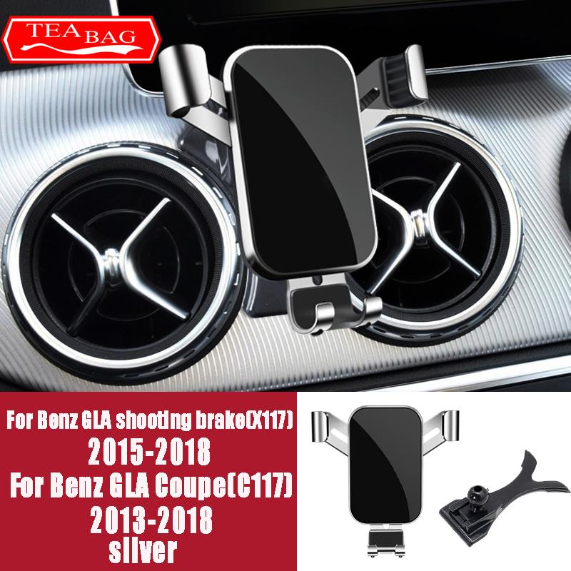 Car Mobile Phone Holder For Mercedes Benz Gla H247 X156 Cla Coupe C117 C118 X117 X118 Navigation Bracket
