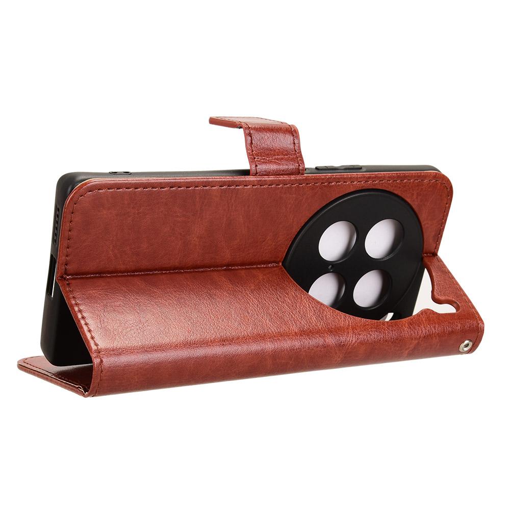 Для vivo X100 Ultra 5G Защитный чехол Кожаный кошелек Чехол для телефона Текстура Crazy Horse