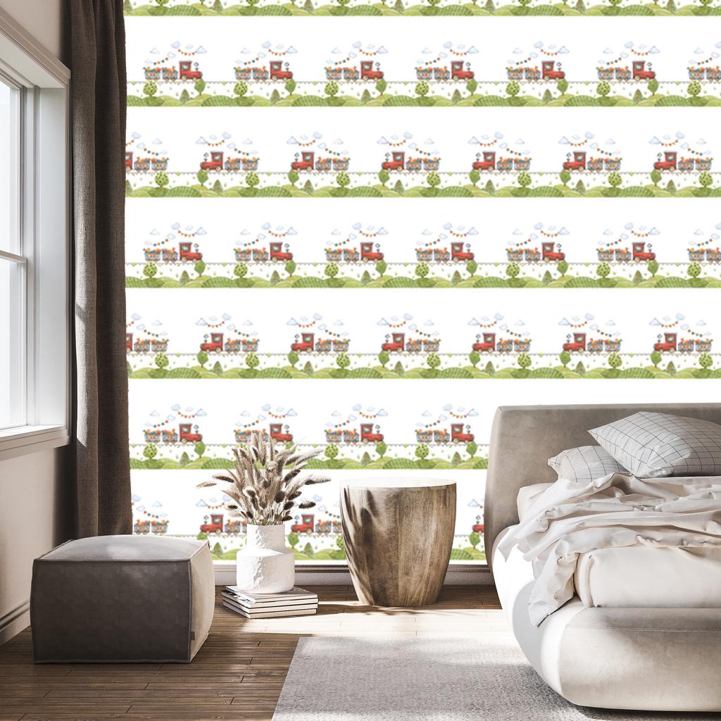 Wallpaper Fairytale and charming pattern for living room and bedroom 50x1000