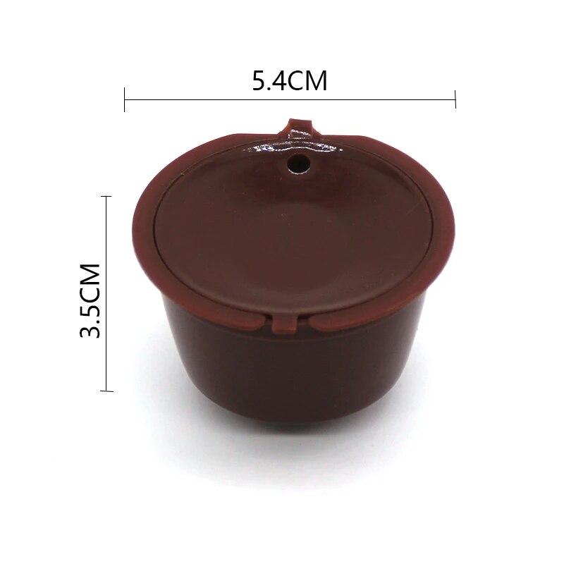 Многоразовые капсульные фильтры для кофе Ayevin — совместимы с Dolce Gusto и Nespresso, набор из 6 предметов с ложкой и щеткой, экологически чистые кухонные аксессуары