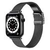 Ремешок для Apple Watch Series 10 Ultra 9 8 7 SE 6 5 4 3 2 1 46 мм 49 мм 45 мм 44 мм 42 мм Миланский металлический ремешок с застежкой