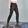 Womens Motorcycle Riding Pants With Protective Padding Breathable High-Waist Casual Cruiser Trousers