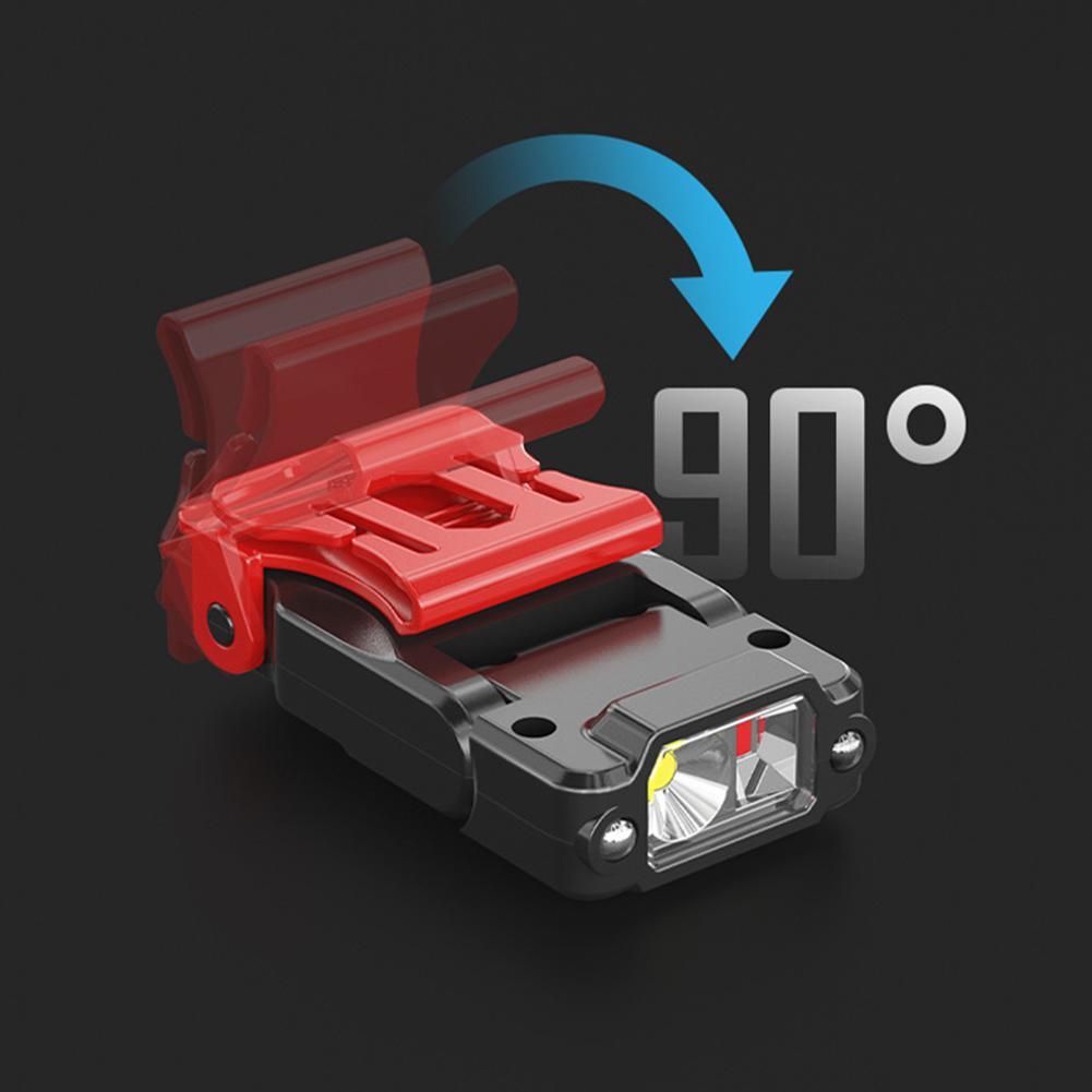 Портативный светодиодный сенсорный налобный фонарь, супер яркий клипсовый светильник, фара для кемпинга, перезаряжаемый регулируемый угол для бега, пешего туризма