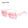 Women'S Sunglasses  Fashion Vintage Rectangle Purple Pink Square Sun Glasses Girls Colorful Sun Glasses Ladies Uv400 Eyewear