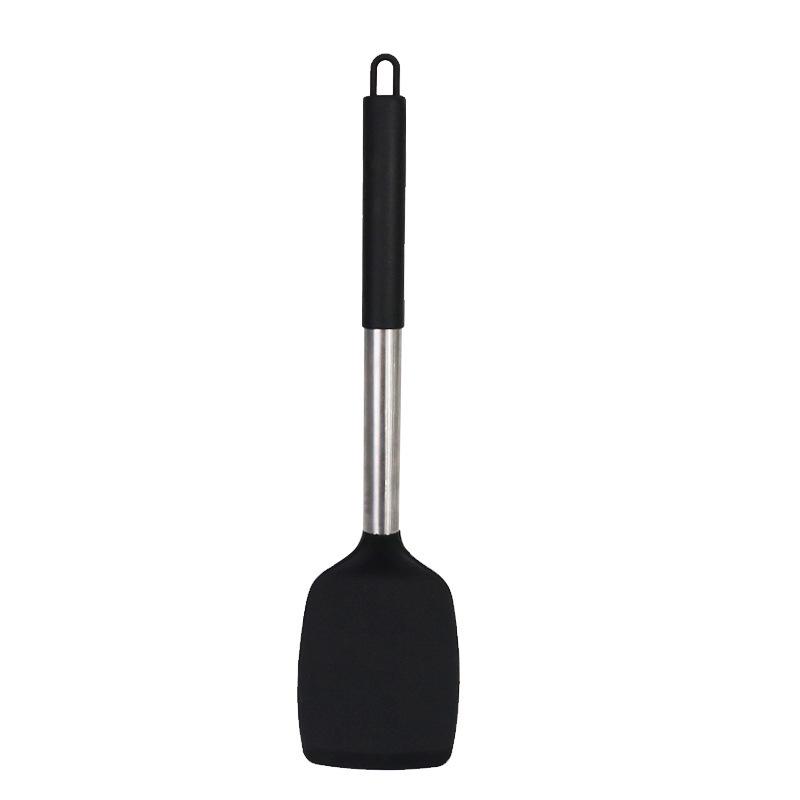 Silicone & Stainless Steel 15-Piece Non-Stick Kitchenware Set: Spatula, Soup Spoon, More.