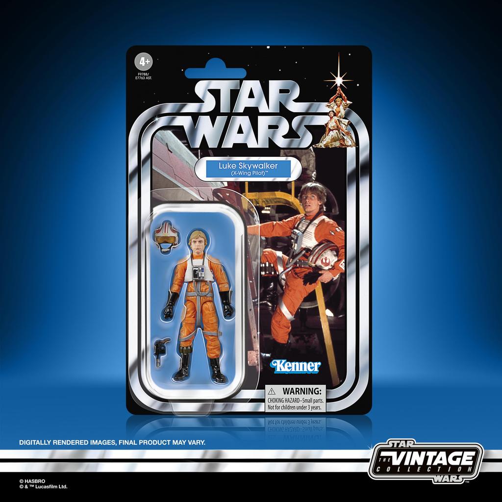 Star Wars Vintage Collection Luke Skywalker (X-Wing Pilot), A New Hope 3.75-inch Collectible Action Figure