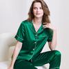 100% Mulberry Silk Women's Short-Sleeved Pajama Set
