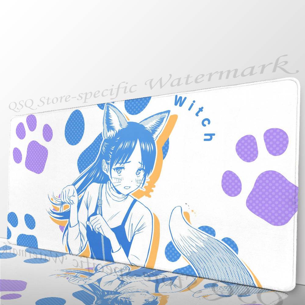 Коврик для мыши Anime W-Witch Watch, коврик для стола с подкладкой, игровые аксессуары, Prime Gaming XXL, подкладка для клавиатуры, амортизирующий коврик