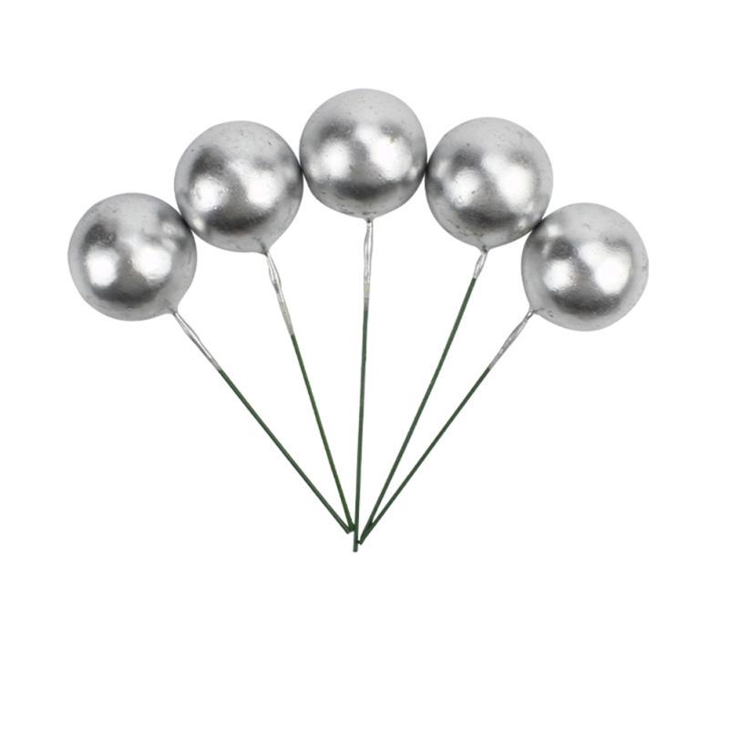 5 шт., золотой шар, серебряный шар, топпер для торта, декоративный плагин для торта «С Днем Рождения»