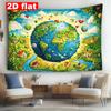 2D plane 1 piece of green earth home background fabric suitable for party photography celebrations and photography shoots