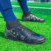 Мужские футбольные бутсы Нескользящие Высокие Шипы Длинные Шипы Уличная Спортивная Обувь Мужская Обувь для Травы Износостойкая Тренировочная Сверхлегкая Мужская Обувь