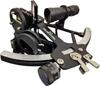 Tamaya Working Black Sextant Solid Brass Ship Celestial Navigation Nautical Sextant Maritime Astrolabe Marine Instrument for Gifting Item