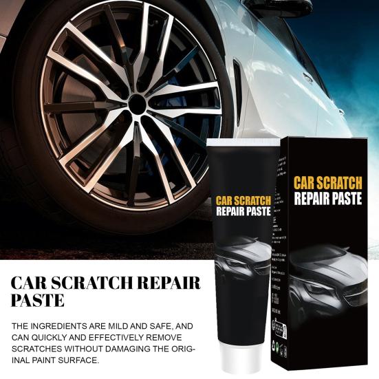 Крем для ремонта царапин на автомобиле 120 мл, полировальный воск для ремонта царапин на автомобильной краске, средство для глубокого заполнения царапин на транспортных средствах, набор для удаления царапин на автомобиле с губкой