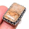Picture Jasper Handmade 925 Sterling Silver Jewelry Ring Size 8 R9E10
