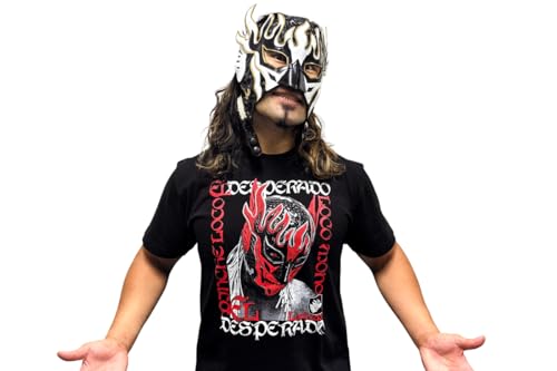Новая футболка New Japan Pro-Wrestling El Desperado x ROLLING CRADLE КРАСНАЯ МАСКА, Размер M, 6012102639
