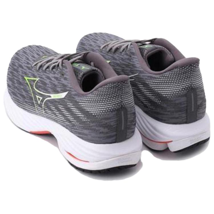 Mizuno Кроссовки мужские Wave Rider 28 Tradewinds Green Gecko Серые J1GC240352