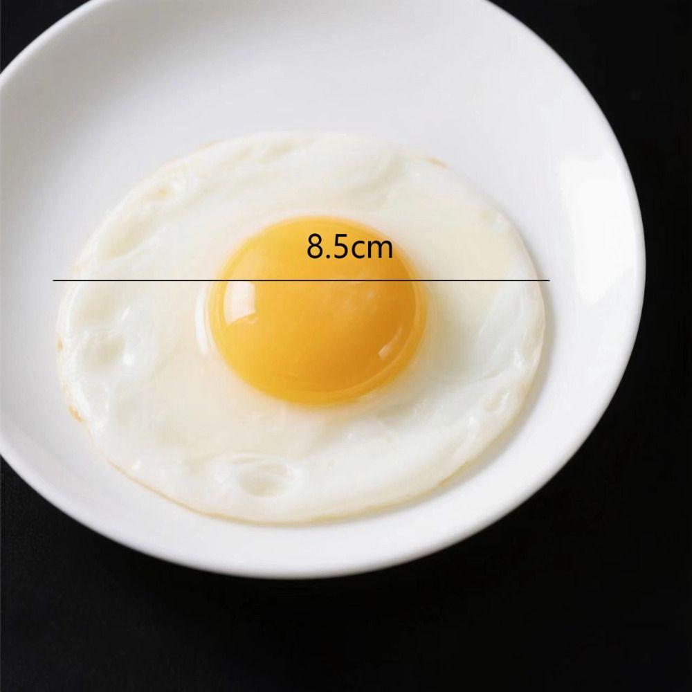 Simulation Design Soft Stress Toy Stress Relief Simulation Food Toy Fried Egg Fidget Toy Kids