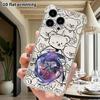 Phone case: 2D flat suitable for iPhone 18 17 16 15 14 13 Pro, transparent four corner protection case, battle dynamics, Christmas and Halloween gifts