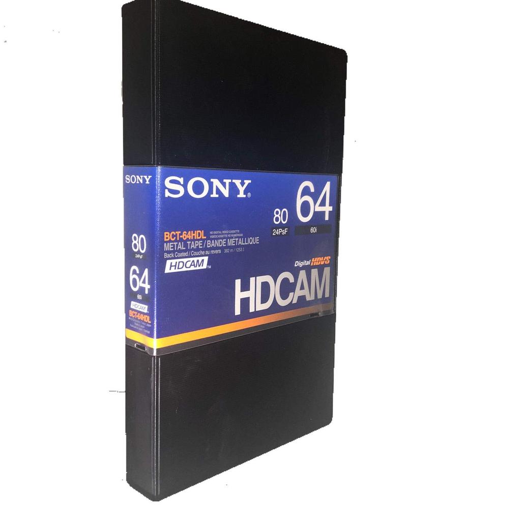 Sony HDCAM Tape Large Cassette 64 Minutes 1 Piece BCT-64HDL