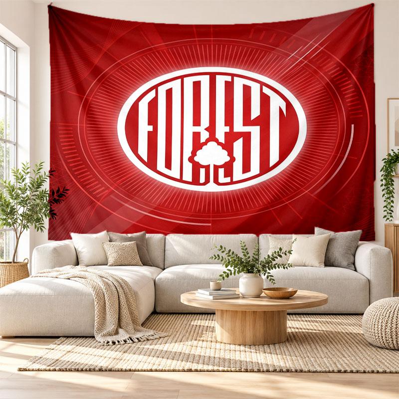 Nottingham Forest Wall Tapestry, Soft Fabric Wall Hanging, Decorative Backdrop For Bedroom Home Wall Art