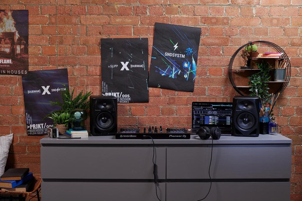 Pioneer DJ 5 Inch 2way Active Monitor Speaker DM-50D (Black)