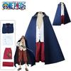 Костюм для ролевых игр для детей и взрослых, цельный, костюм для косплея Шанкса, плащ