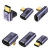 Упаковка из 6 шт. адаптеров-переходников USB4 Type C, преобразователь USB C с поддержкой быстрой зарядки 100 Вт и скорости передачи данных 40 Гбит/с