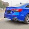 Улучшения для Honda Civic 11-го поколения 2022 года: передний сплиттер, задний спойлер, диффузор, жалюзи, задний бампер.