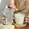 300 мл/400 мл Креативная походная посуда для кемпинга, стеклянная чашка в форме ледника с ручкой, роскошные бокалы для коктейлей, походная чашка для напитков