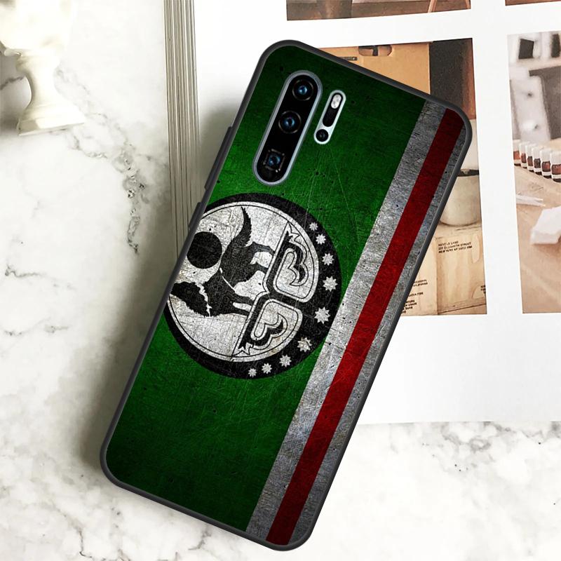 Флаг Чечни Чеченский Волк Для Huawei Nova 12i 12s 11i 8i Y73 Y72 Y61 Y91 Y90 Y70 Y60 9 10 SE P30 P40 Lite P60 Pro Чехол