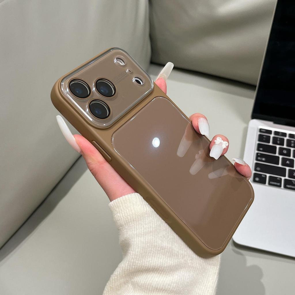 Premium Candy Color Glass Case for iPhone 16 Pro Max/17