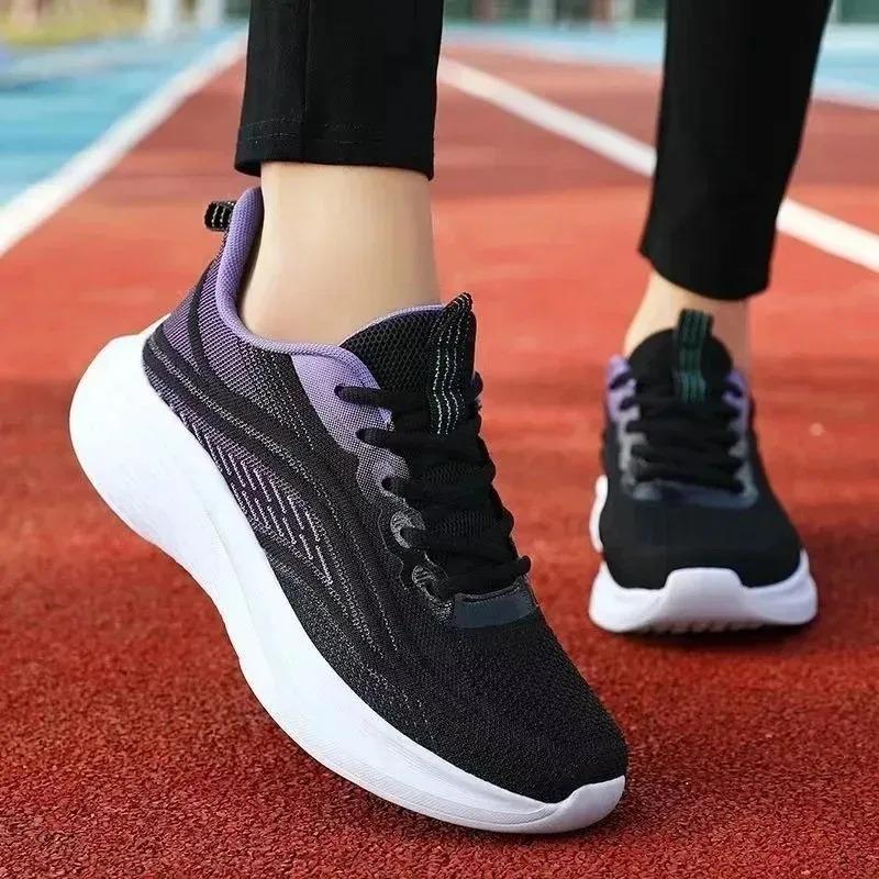 Бег для отдыха, противоскользящая походная обувь, сетчатая дышащая спортивная обувь для женщин, спортивная обувь для пар