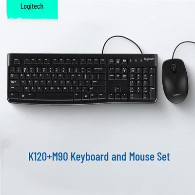 Комбо-набор: Клавиатура Logitech K120 и Мышь M90