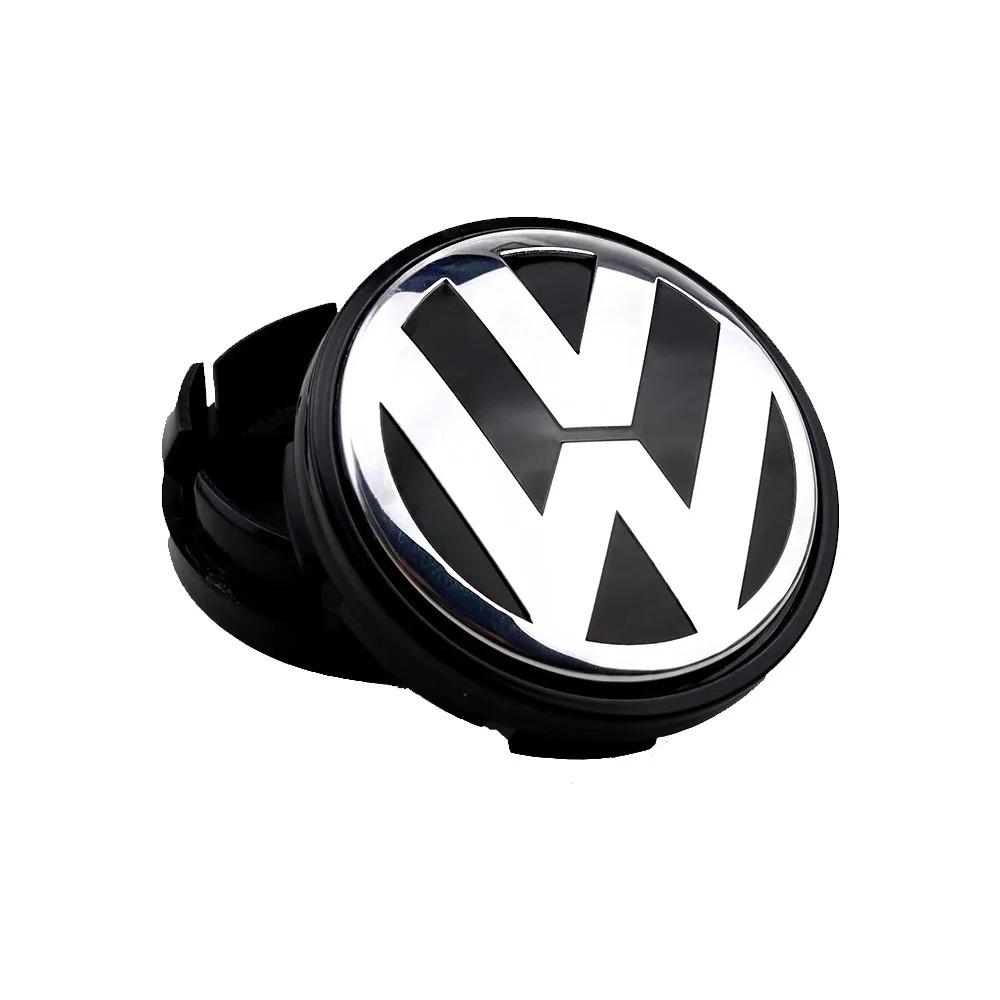 VW 3B7601171 4pcs Wheel Center Hub Caps 56mm 65mm For Peugeot VW GTI Scirocco Polo T5 Passat B6 Golf Tiguan Jetta T-ROC 1J0601171