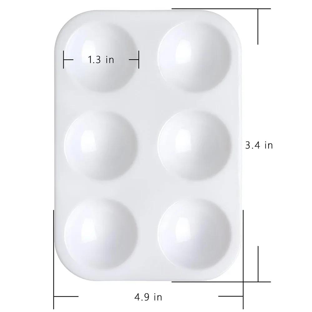 Palette Art Alternatives Paint Plastic Palette Supply White Watercolor Palette Pigment Tray Painting Supplies Easy To Clean Plat