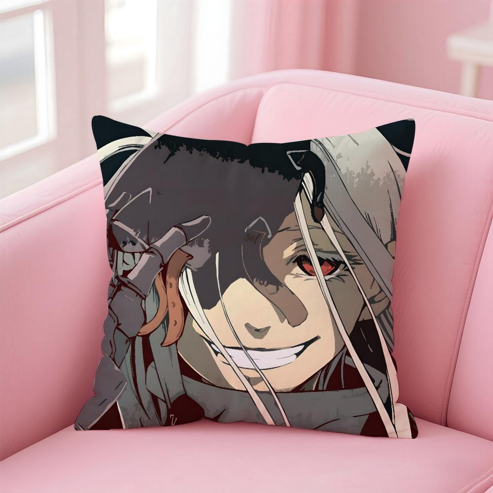 Dark Action Japanese Anime DDeadman Wonderland Cushion Cover Pillow Case Soft Skin Friendly Fabric Concealed Zipper