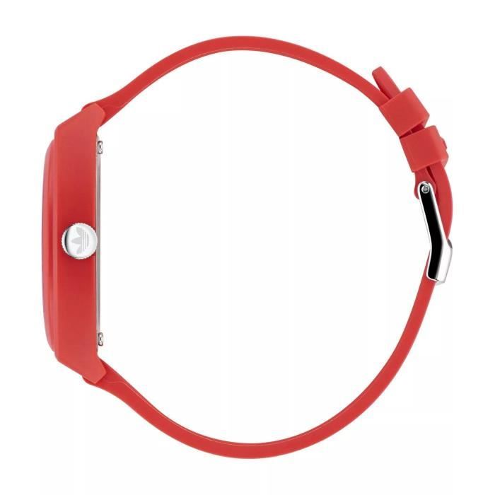 Montre - Adidas - AOST23051 - Rouge - Plastique - 38mm - 5 bar