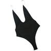 Summer Monokini Deep V Neck Slim Fit Spaghetti Strap Backless Summer