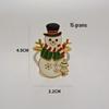 Cross-Border Christmas Napkin Rings: Tree, Reindeer, Wreath, Bells, Candy Cane, Snowflake Hotel Decorations