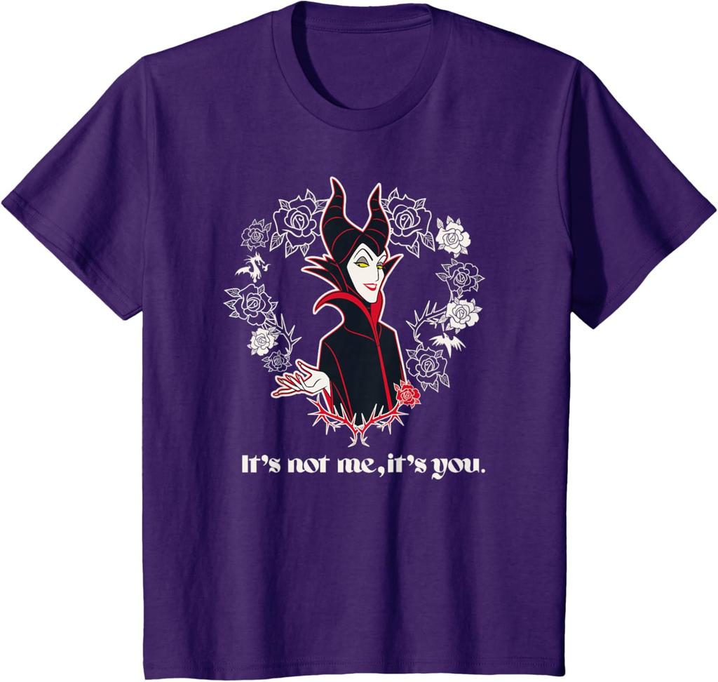 Hot Fashion Disney Villains Maleficent It’s Not Me, It’s You T-Shirt S-4XL Four Seasons Gift