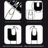 30/90-Piece U-Shaped Nail Protectors - Odorless vinyl nail protectors for stain-resistant manicures, nail art, and printing