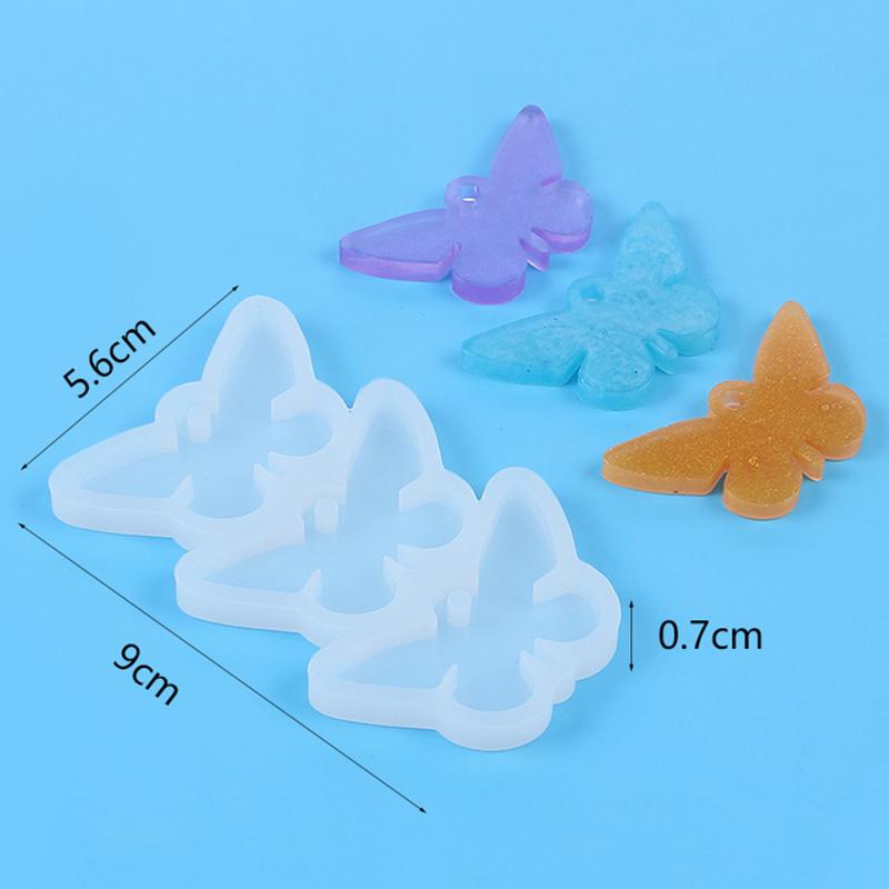 8/12Pcs Round Oval Pendants Resin Mold Diy Epoxy Earrings Charms Silicone Mold For Jewelry Making Keychain Tag Casting Diy Craft