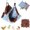 New Warm Hamster Hammock Hanging Bed House Winter Double-layer Plush Cotton Nest