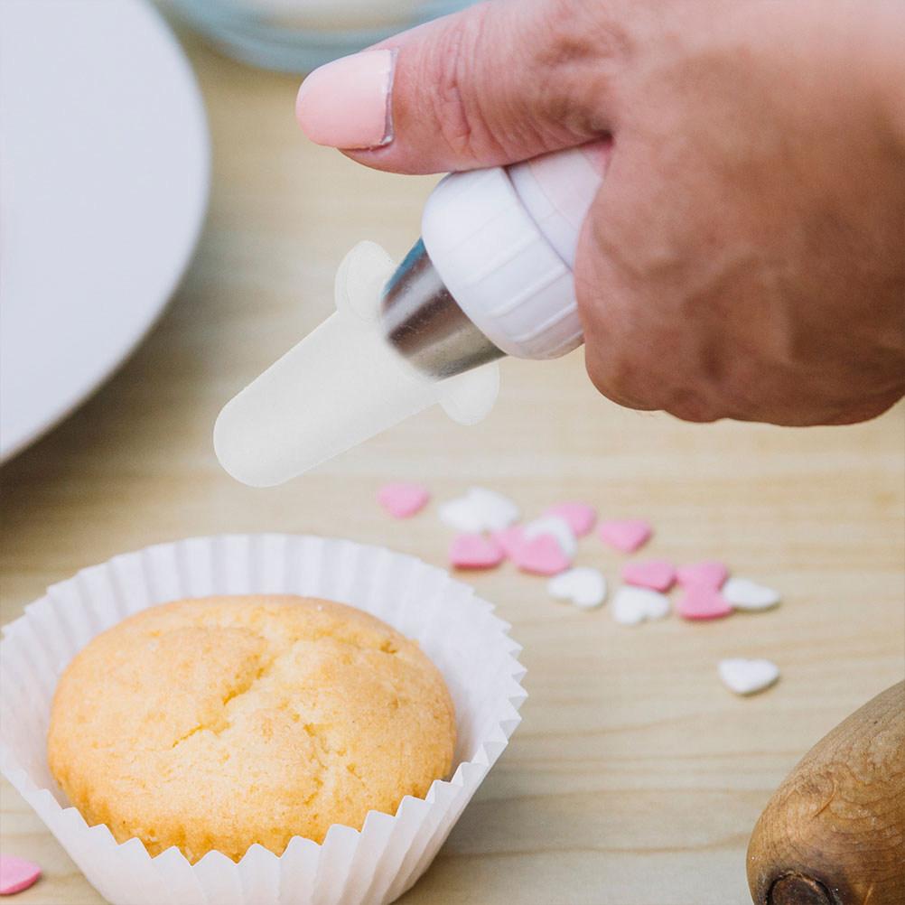 4 шт. Сменные колпачки для кондитерских насадок, силиконовые, для насадок для тортов, декоративные, защитные для выпечки, сохраняют консистенцию крема