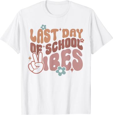 Happy End Of School Hello Summer TShirt Last Day of School Vibes