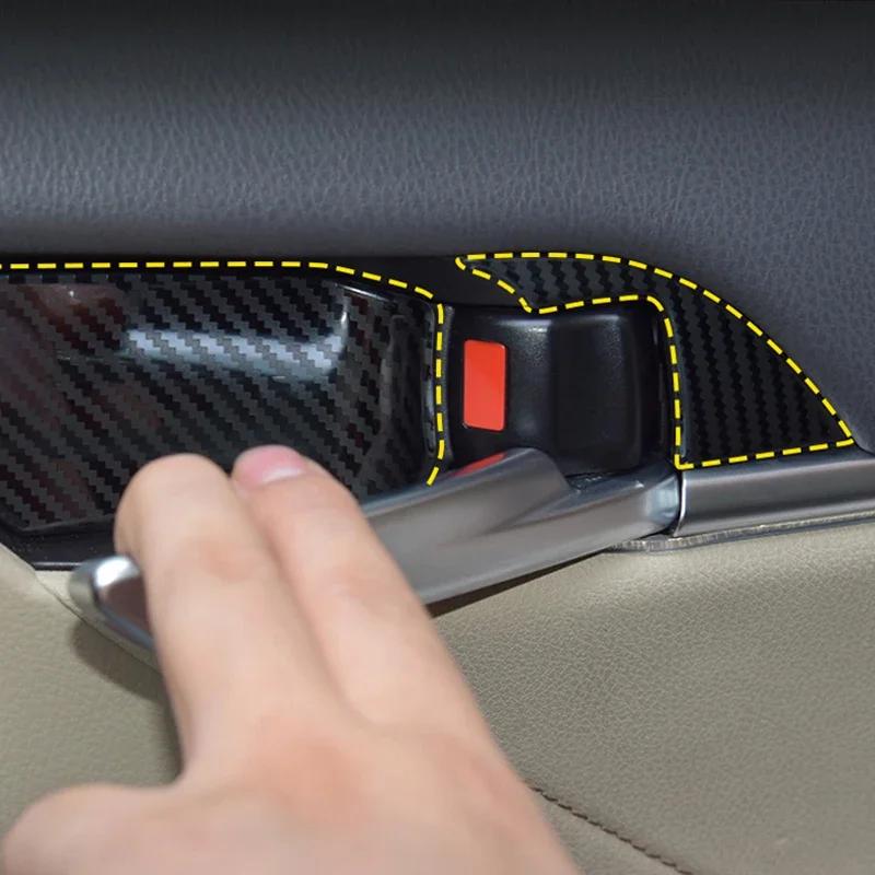 Stainless Car Styling Inner Door Handle Bowl Cover Trim Sticker Decoration Accessories For Toyota Camry XV70 2018-2021 2022 2023