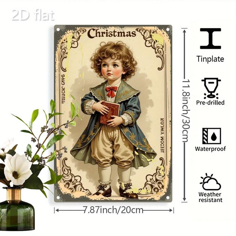 "Candy Shop" Vintage Metal Tin Sign Wall Decor